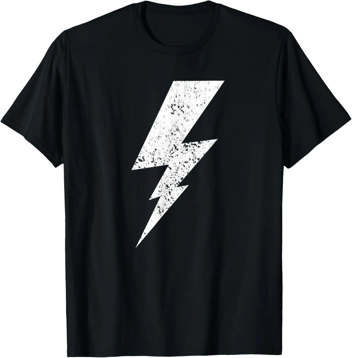 Retro White bolt Lightning vintage Graphic design T-Shirt