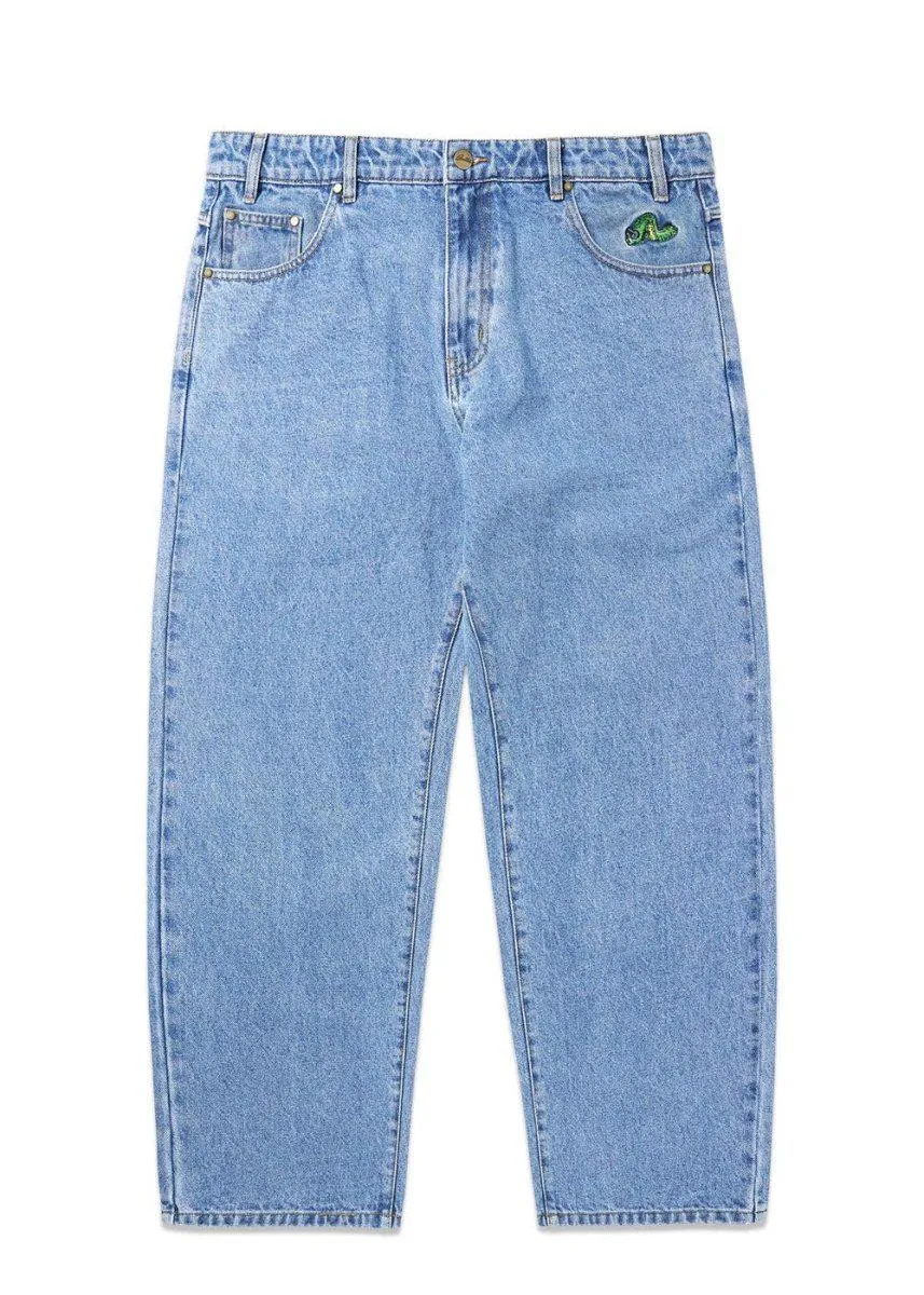 Selector Denim pants (Baggy) - Washed Indigo