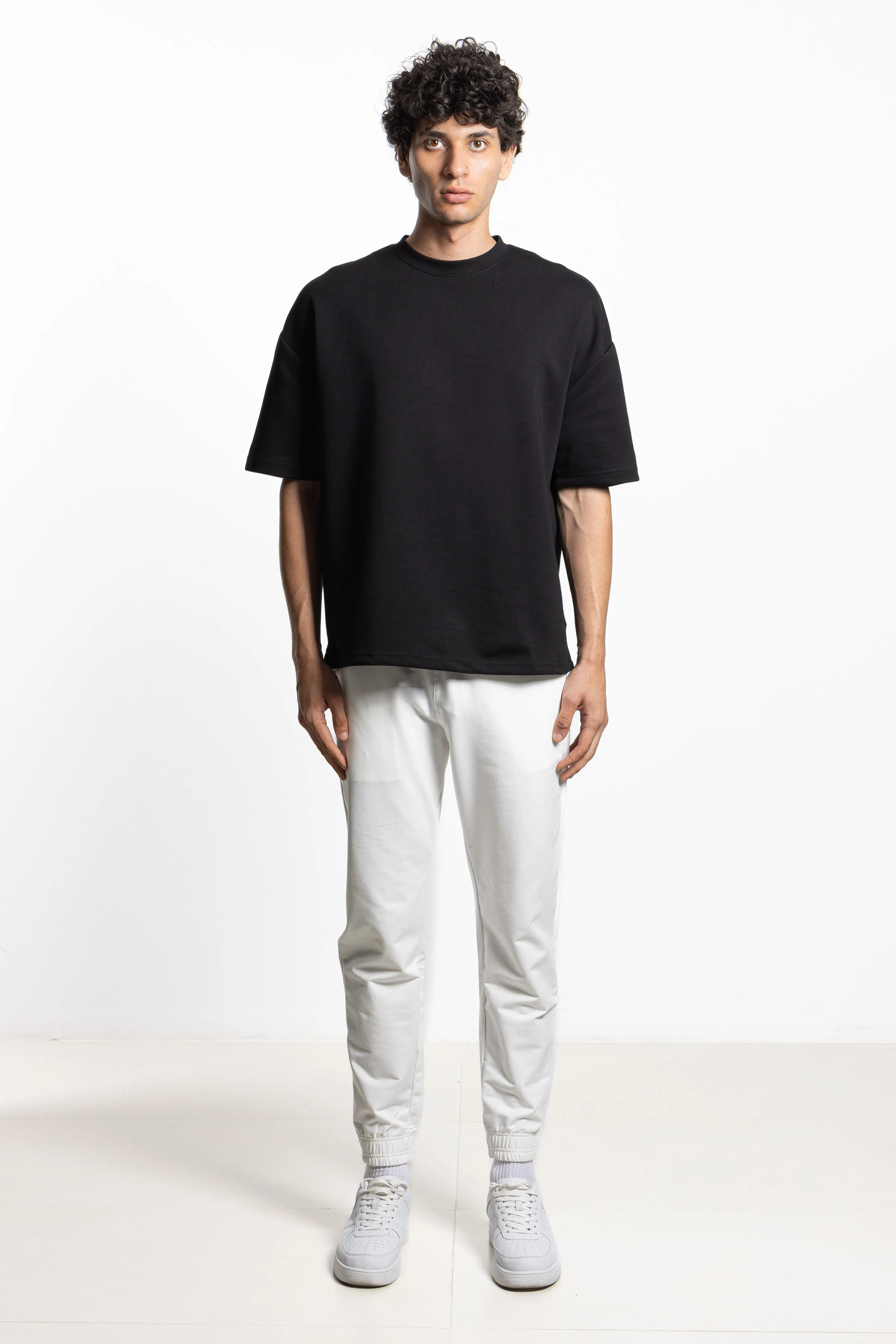 SLIM FIT JOGGER WAIST TROUSERS