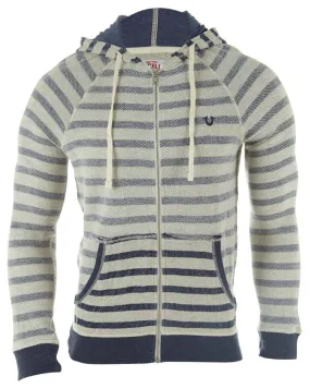 Truereligion Striped Terry Zip Hoodie Mens Style : Mwsa422fq4
