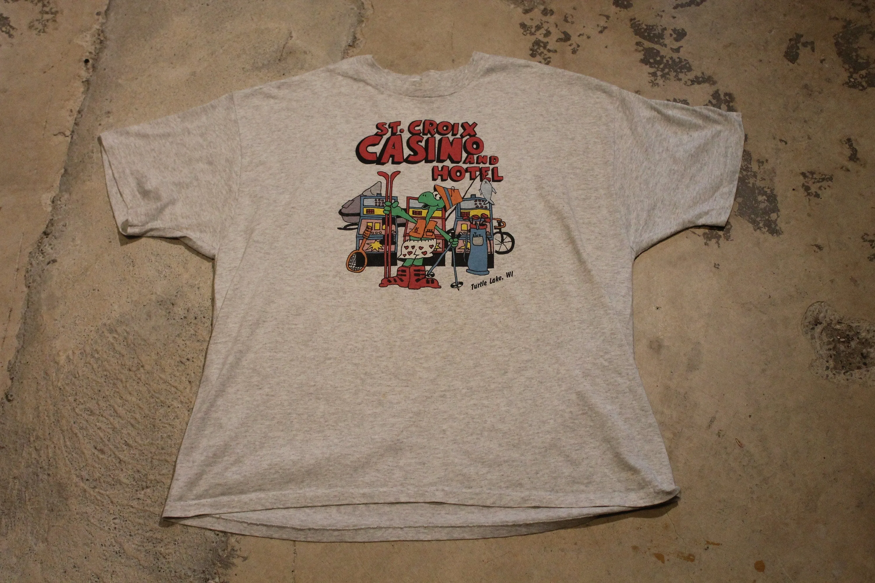 Vintage 1990s St. Croix Casino And Hotel Graphic T Shirt