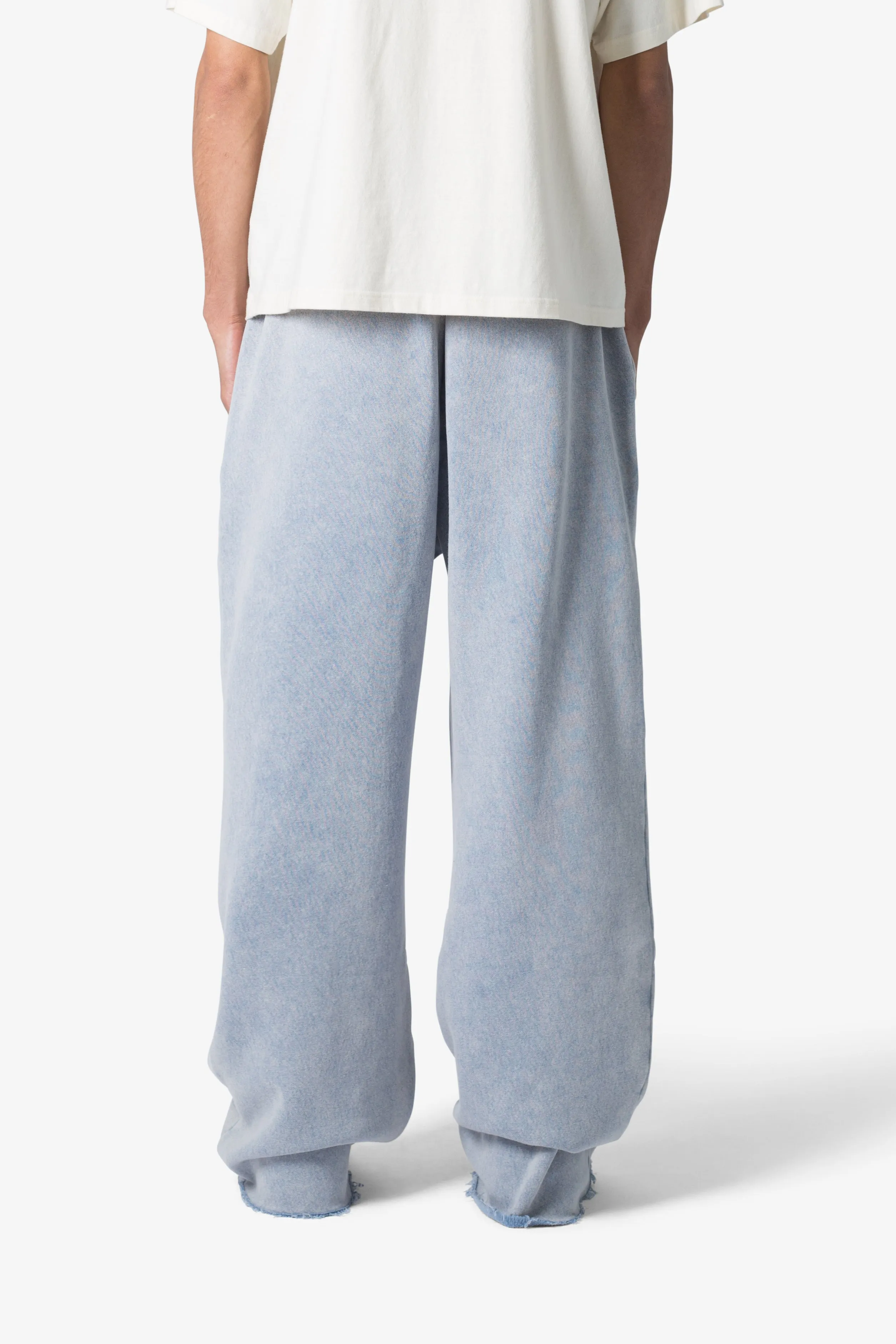 Washed Ultra Baggy Sweatpants - Washed Light Blue