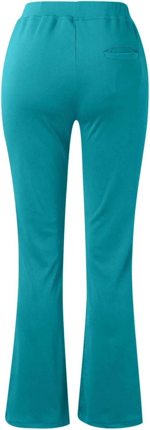 Womans Dress Pants Formal Work Trousers High Waist Slim Fit Casual Yoga Pants Stretchy Skinny Business Office Slacks