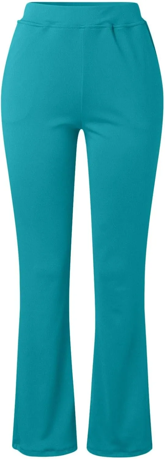 Womans Dress Pants Formal Work Trousers High Waist Slim Fit Casual Yoga Pants Stretchy Skinny Business Office Slacks